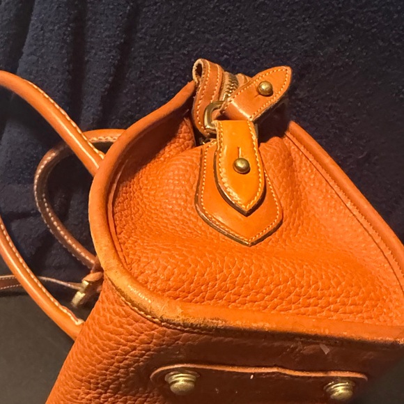 Dooney & Bourke Brown Leather Satchel - Picture 12 of 16